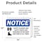 Signmission 10 in Height, 14 in Width, Vinyl Decal, Rectangle OS-2PACK-NS-D-1014-L-18161 - alternate 3